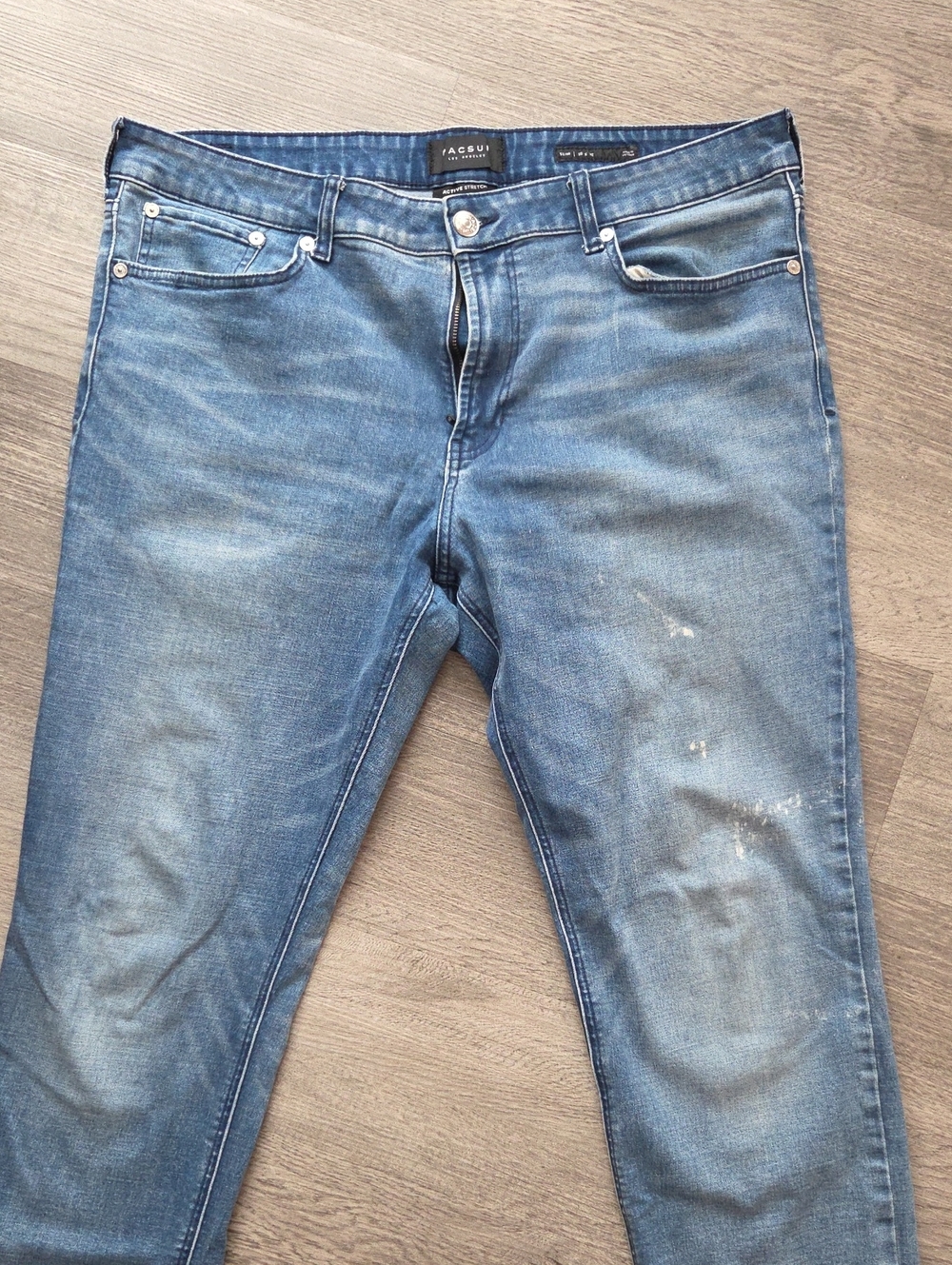 PacSun Men's Slim Straight Blue Washed Jeans 36x32